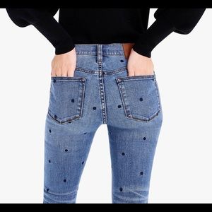 Jcrew Polka Dot Jeans